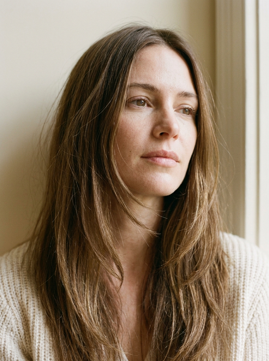 Hazelnut brunette hair color