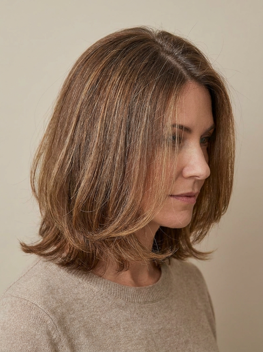 Medium Cut for Thick Hair