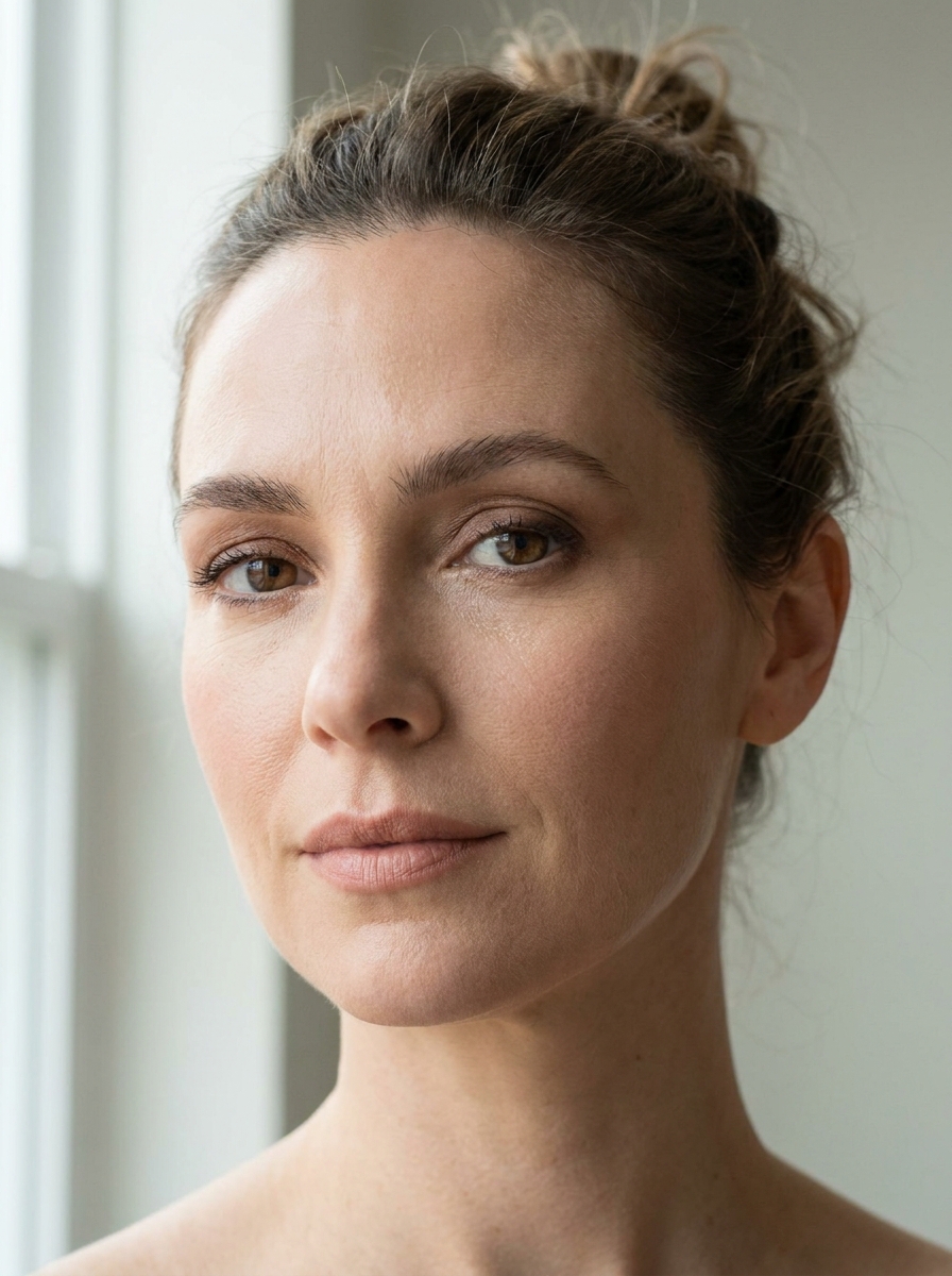 Soft matte natural makeup