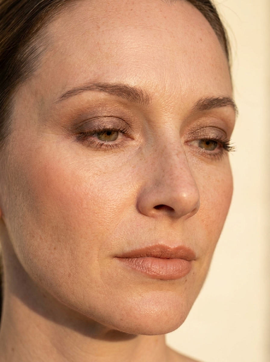 Soft bronze natural makeup
