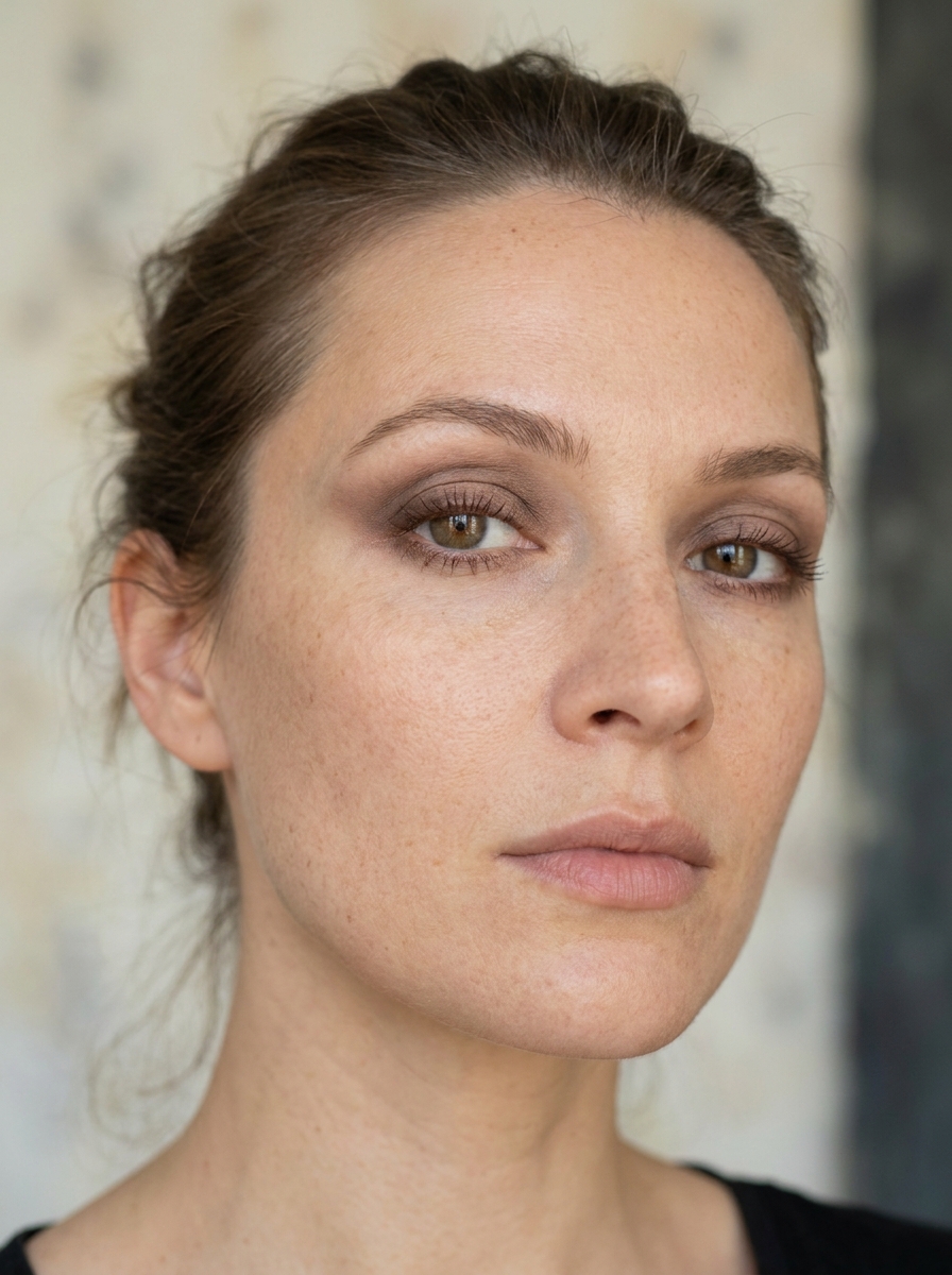 Soft smoky natural eye makeup