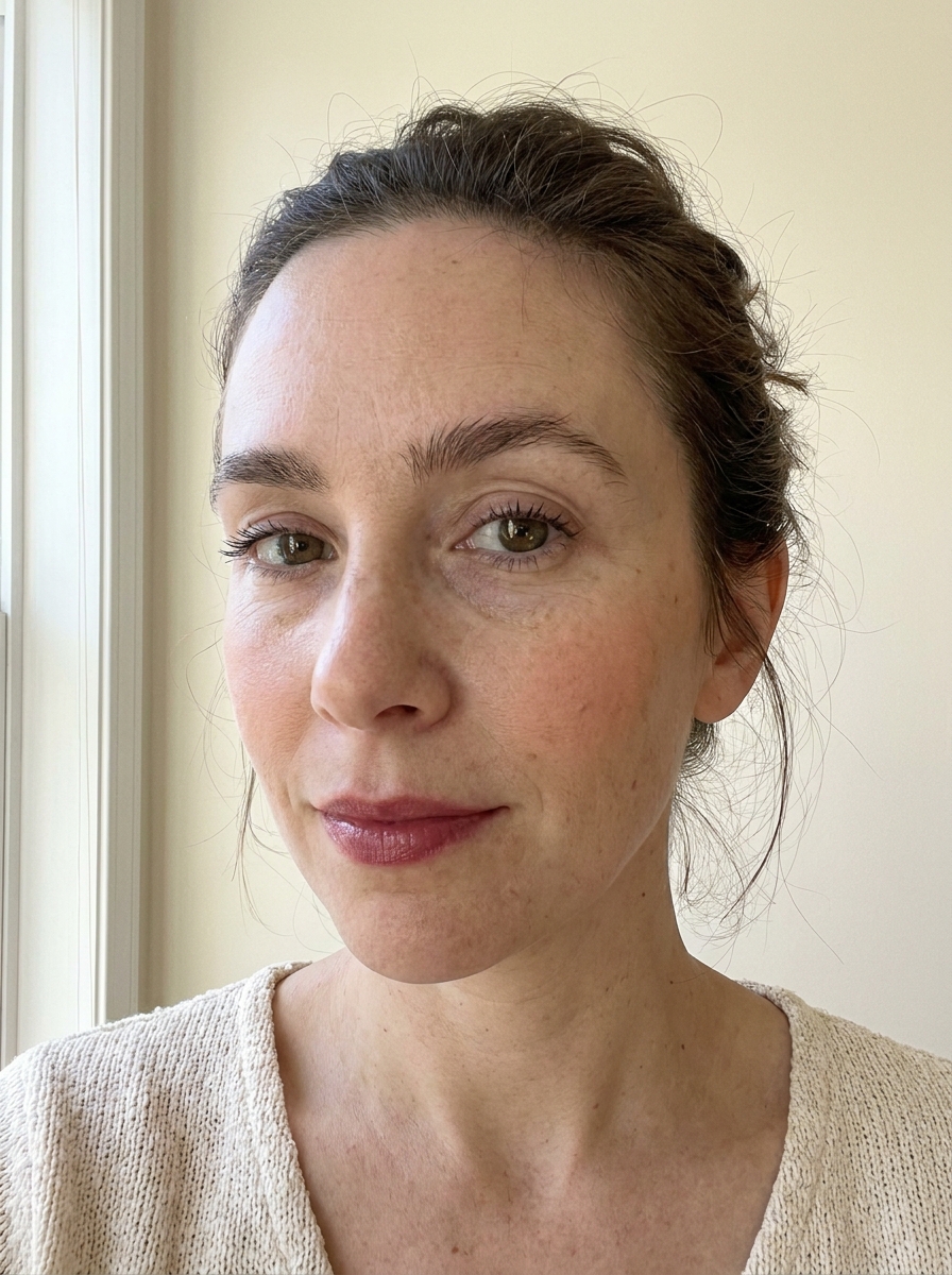 Polished no-makeup makeup look