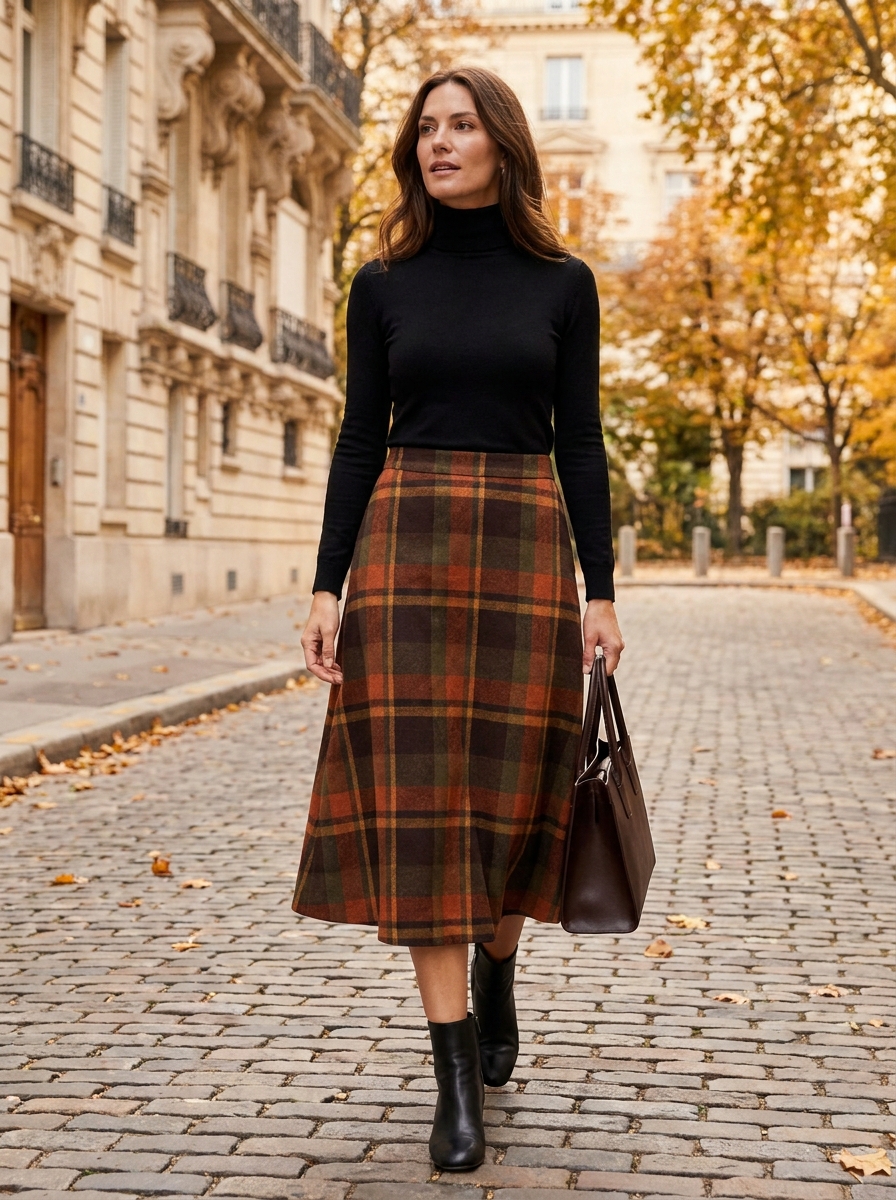 Sweater Vest with Button-Down Shirt and Trousers