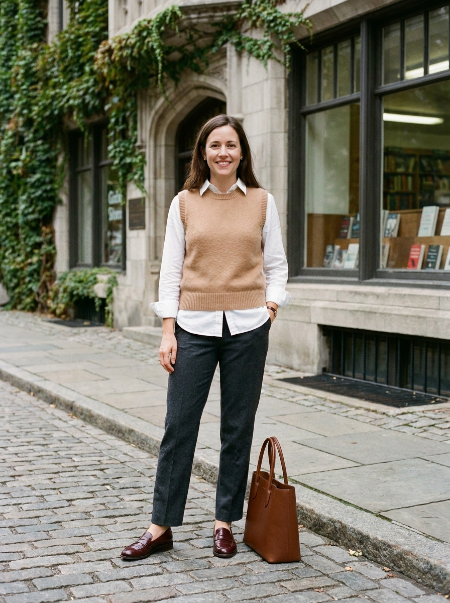 Coordinating Knit Set with Long Coat